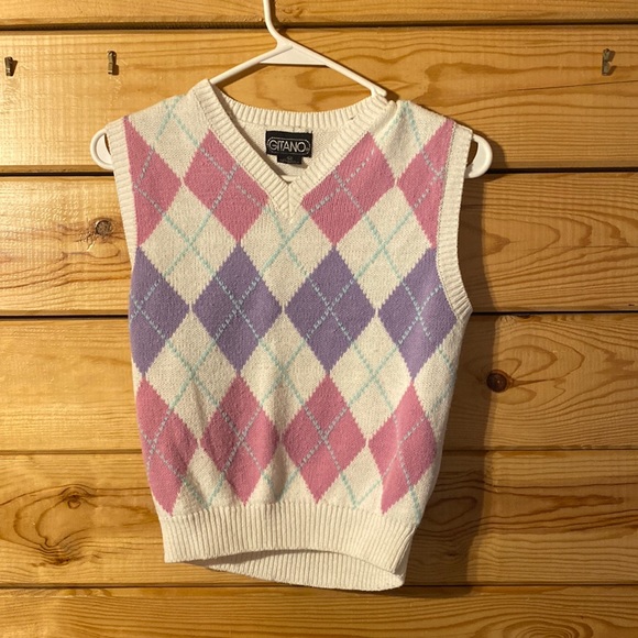 COPY - 100% Acrylic Pastel Vest - Picture 1 of 2